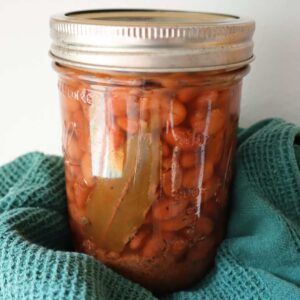Pressure canned beans